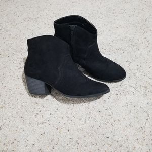 Black ankle boots